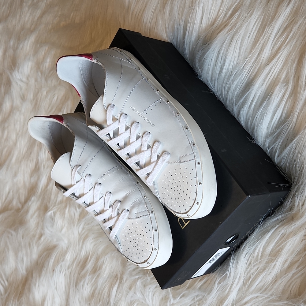 NIB Rebecca Minkoff white leather sneakers